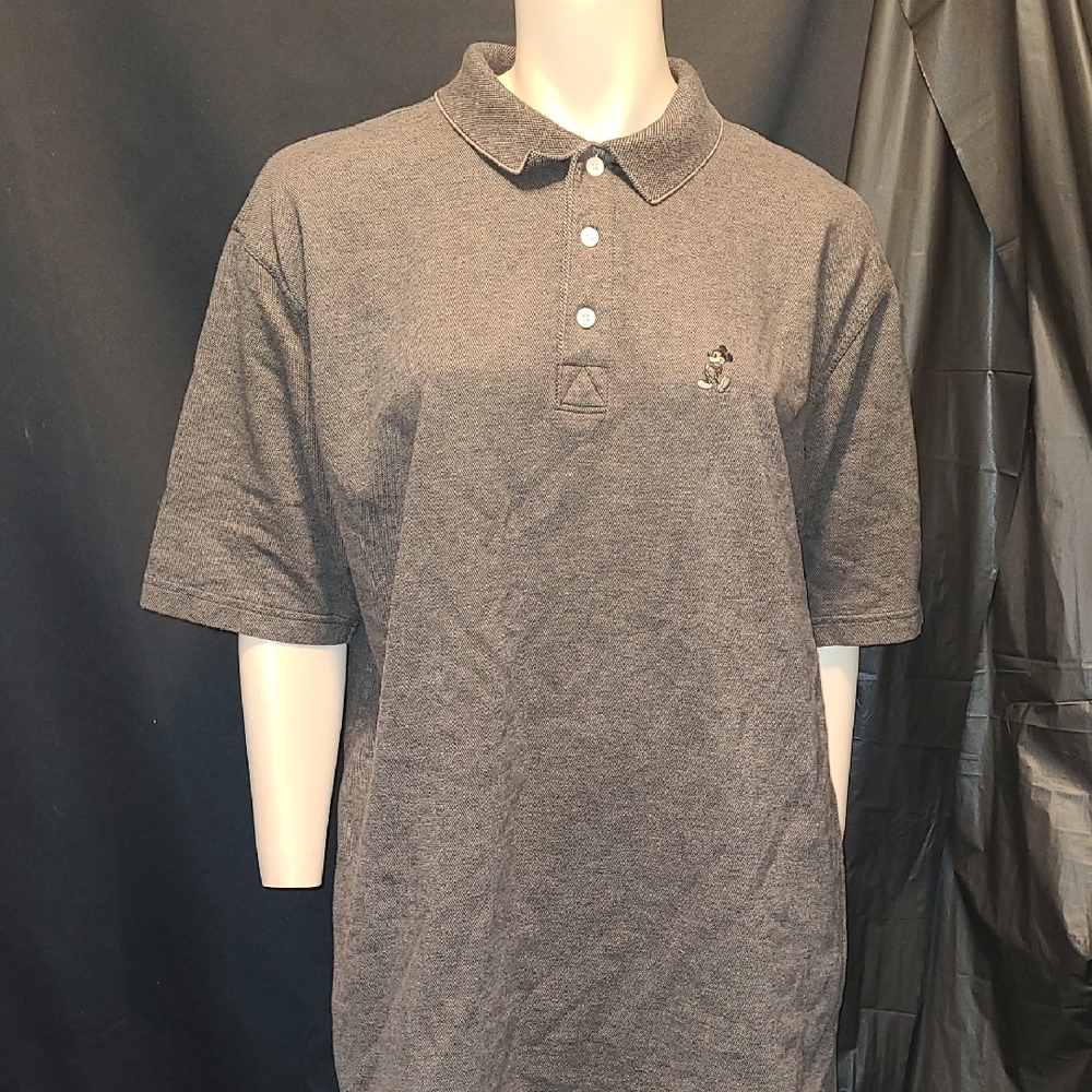 Vtg 90’s Walt Disney World Mickey Mouse Golf Swing Golf Polo Shirt Men’s XL
